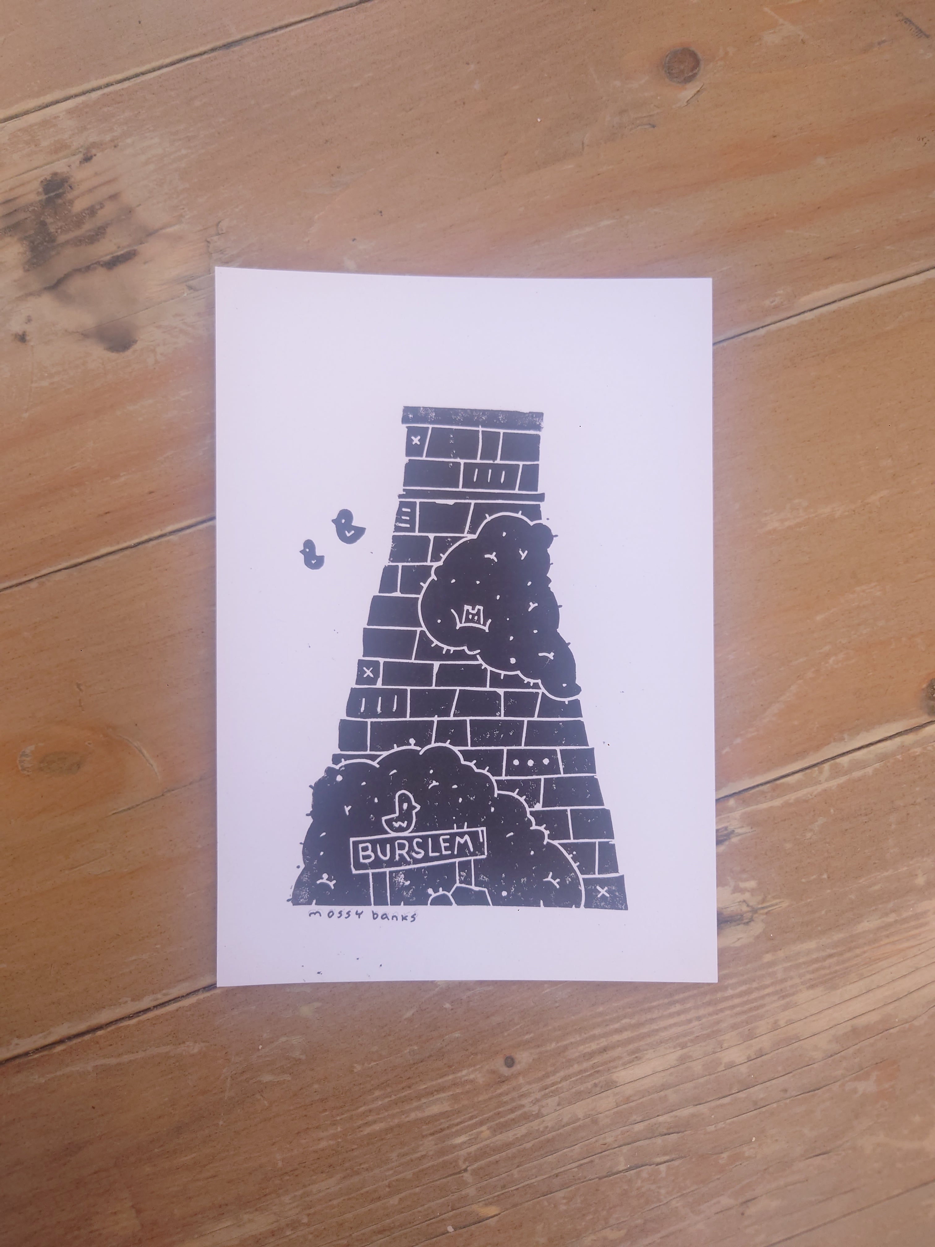 Burslem Potbank Print