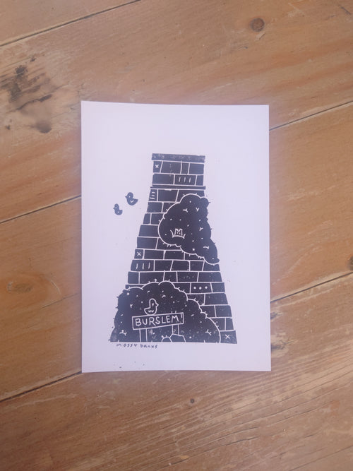 Burslem Potbank Print
